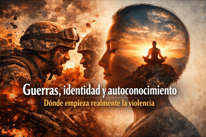 Las guerras no empiezan en el campo de batalla, sino en la mente. Una reflexión sobre identidad, polarización y la raíz psicológica de la violencia.