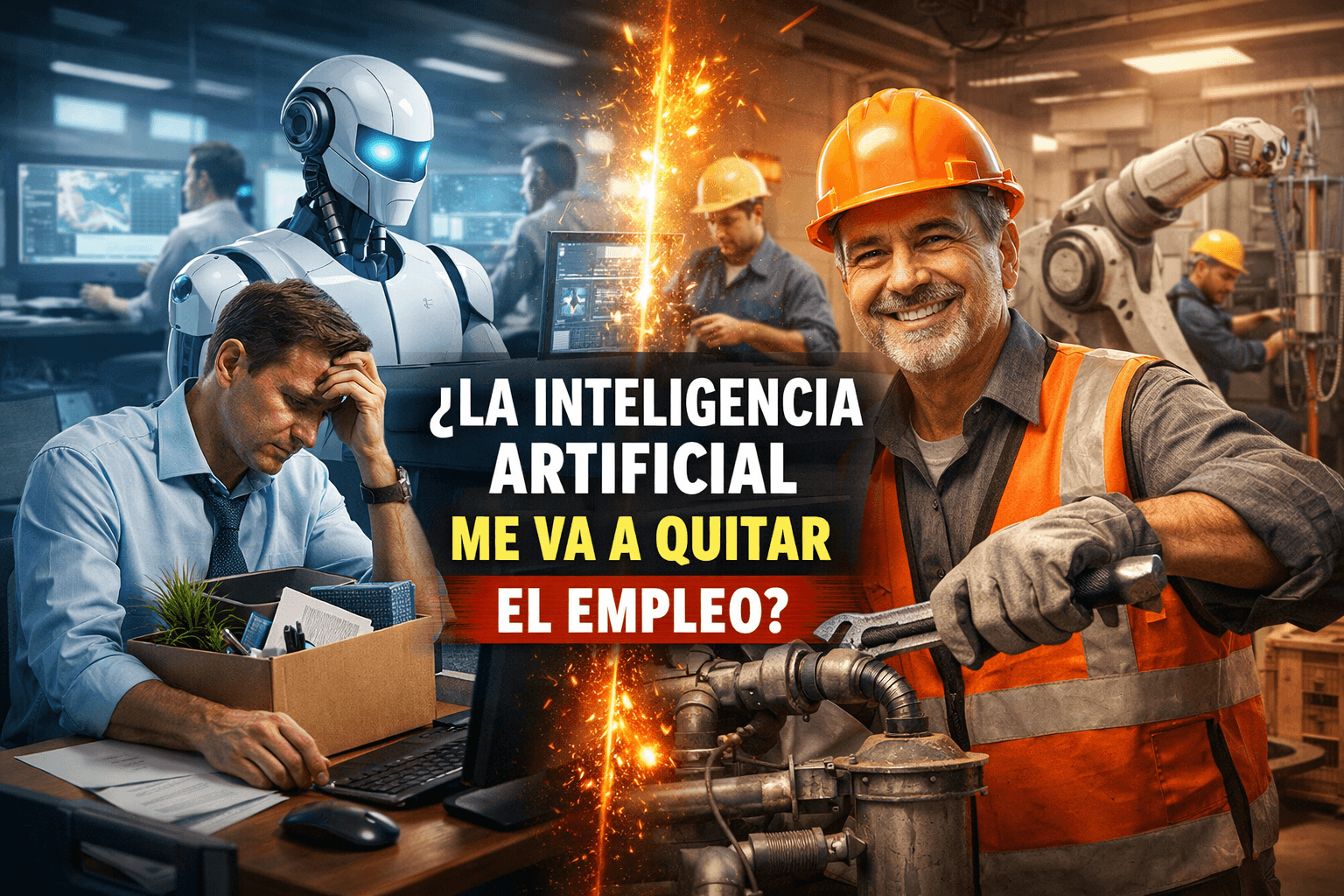 ¿La inteligencia artificial me va a quitar el empleo? Impacto real en el trabajo